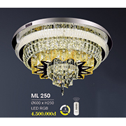 Đèn Mâm Pha Lê HP6 ML 250/600 Ø600xH250