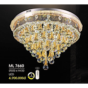 Đèn Mâm Pha Lê HP6 ML 7660/600 Ø600xH430