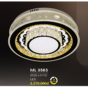 Đèn Mâm Pha Lê HP6 ML 3583 Ø500xH150