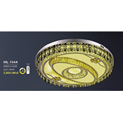 Đèn mâm pha lê tròn 3 chế độ sáng ML 7044 Ø980xH250