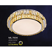 Đèn Mâm Pha Lê HP6 ML 7034 Ø500xH230