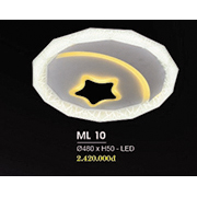 Đèn áp trần LED HP6 ML 10 Ø480xH50