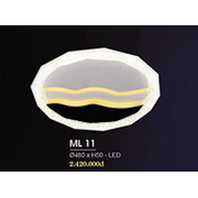 Đèn áp trần LED HP6 ML 11 Ø480xH50