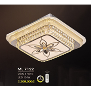 Đèn Mâm Pha Lê vuông ML 7122 Ø500xH210