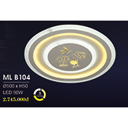 Đèn áp trần LED HP6 ML B104 Ø500xH50