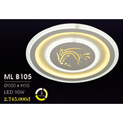 Đèn áp trần LED HP6 ML B105 Ø500xH50