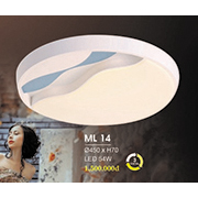 Đèn áp trần LED HP6 ML 14 Ø450xH70