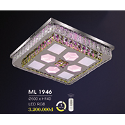 Đèn Mâm Pha Lê HP6 ML 1946 Ø500xH140