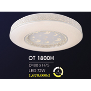 Đèn áp trần LED HP6 OT 1800H Ø480xH75