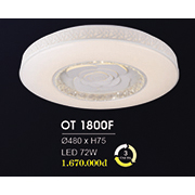 Đèn áp trần LED HP6 OT 1800F Ø480xH75
