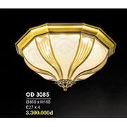 Đèn Áp Trần Đồng HP6 OĐ 3085 Ø460xH160