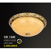 Đèn Áp Trần Đồng HP6 OĐ 1340 24W Ø300xH126