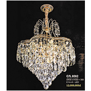 Đèn Chùm Pha Lê HP6 CFL 8082 Ø800xH500+300