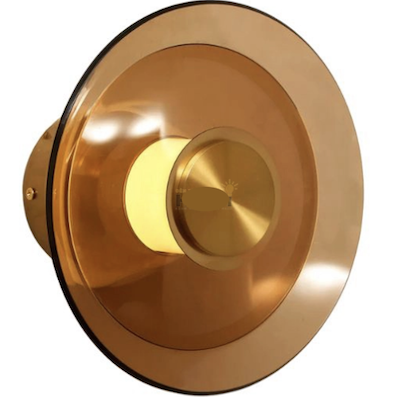 Đèn gắn tường led thuỷ tinh tròn đường kính 23cm VL-4724/S