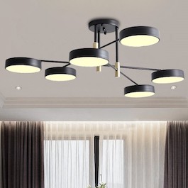 Đèn chùm 8 đèn led tròn 3 chế độ sáng TTK113T6 W750