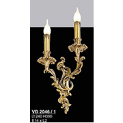 Đèn Tường Nến Đồng SN5 VĐ 2046/1 Ø240xH390