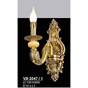 Đèn Tường Nến Đồng SN5 VĐ 2047/1 Ø130xH350