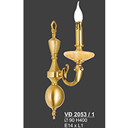 Đèn Tường Nến Đồng SN5 VĐ 2053/1 Ø90xH400