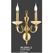 Đèn Tường Nến Đồng SN5 VĐ 2054/2 Ø300xH400