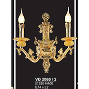 Đèn Tường Nến Đồng SN5 VĐ 2060/2 Ø320xH400