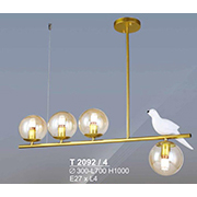 Đèn Chùm Nghệ Thuật SN5 T 2092/4 Ø300xL700xH1000
