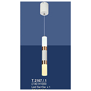 Đèn Thả LED giống như 3 đốt trúc T 2167/1 Ø80xH1000