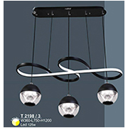 Đèn Thả LED SN5 T 2198/3 W360xL750xH1200