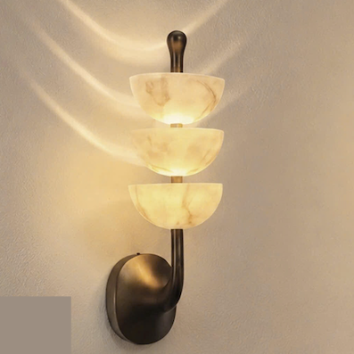 Đèn gắn tường 3 tô đá phong cách tân cổ điển VK207