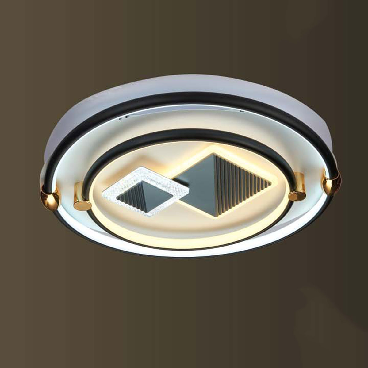 Đèn áp trần LED tròn 3 chế độ sáng MT-2802 Ø500xH100