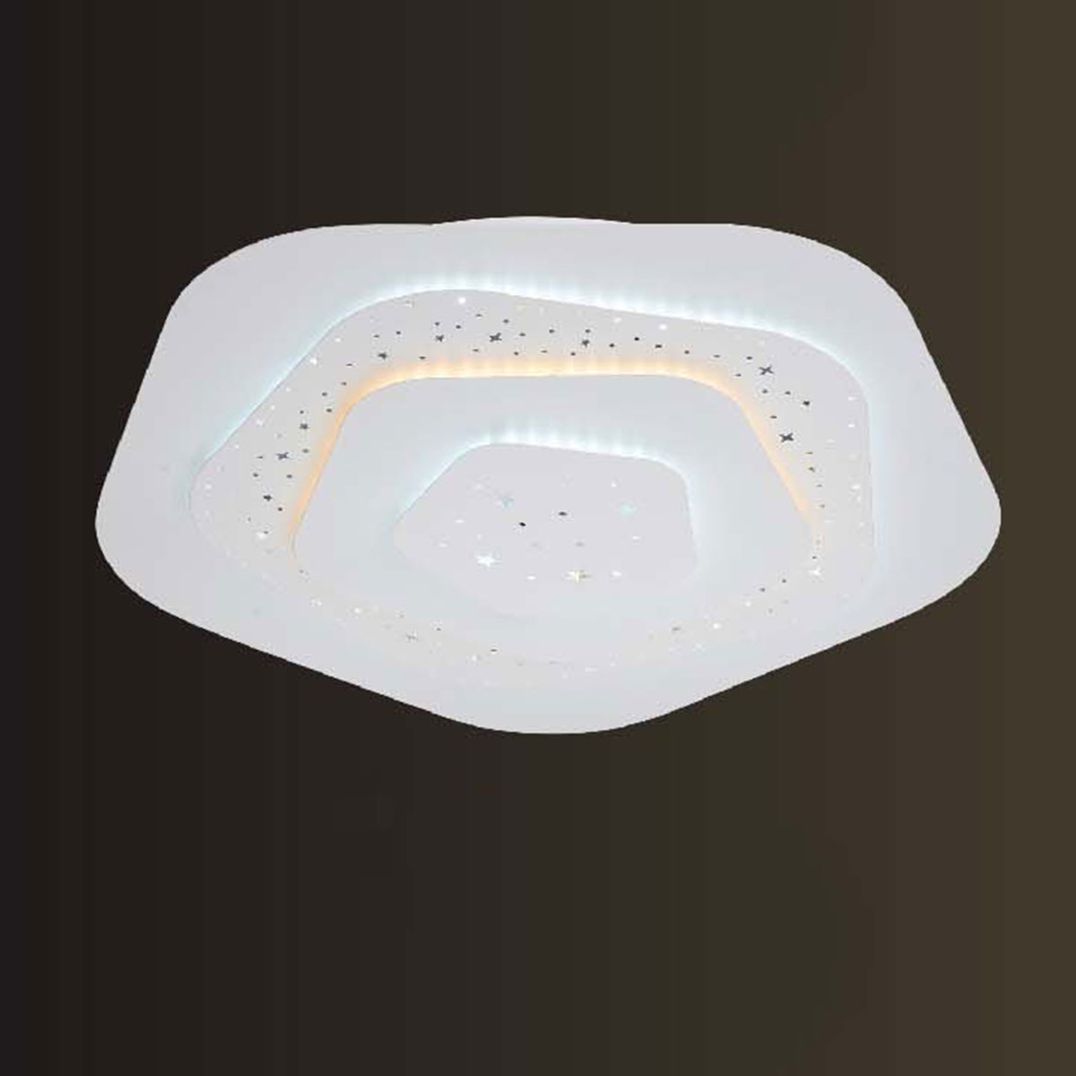 Đèn áp trần LED 3 chế độ sáng MT-1572/1 Ø500xH100