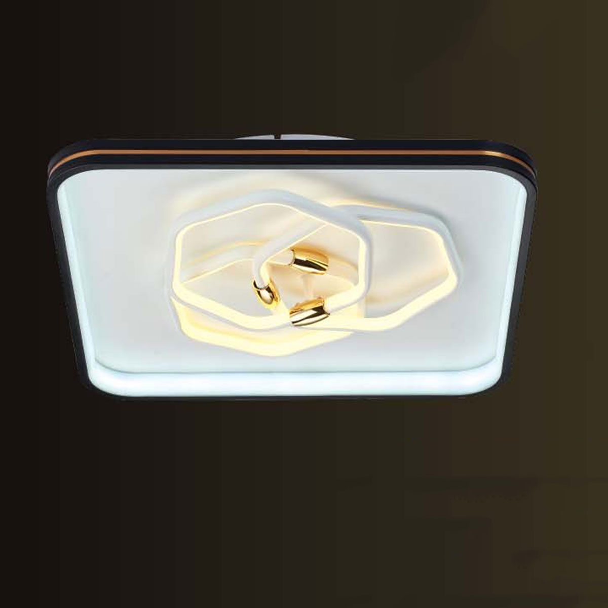 Đèn áp trần LED vuông 3 chế độ sáng MT-7639A Ø500xH100