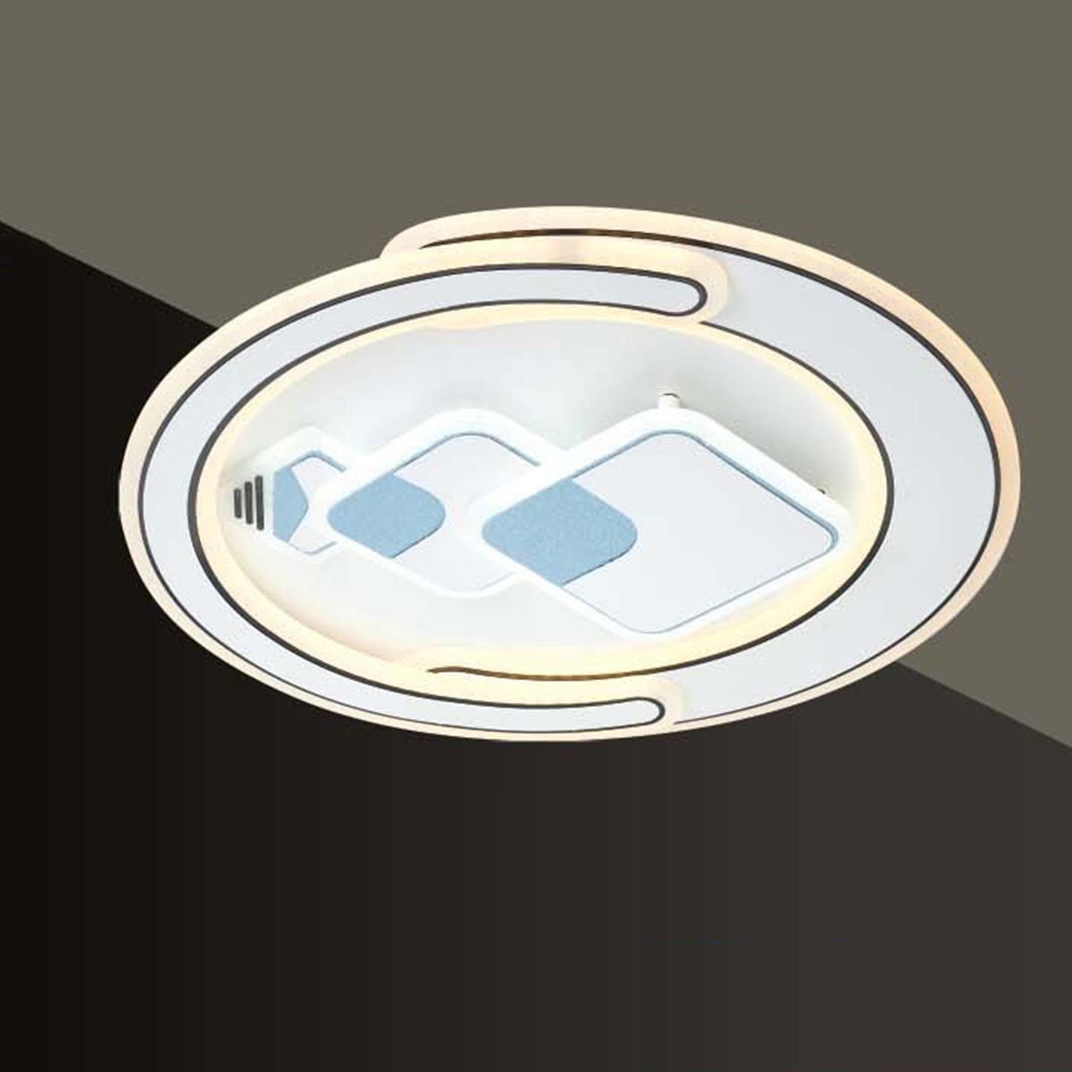 Đèn áp trần LED tròn 3 chế độ sáng MT-1701 Ø500xH100