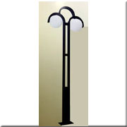 Đèn Trụ Sân Vườn 2 cầu nhựa PMMA Ø300 TP 1015/2 H3000-4000