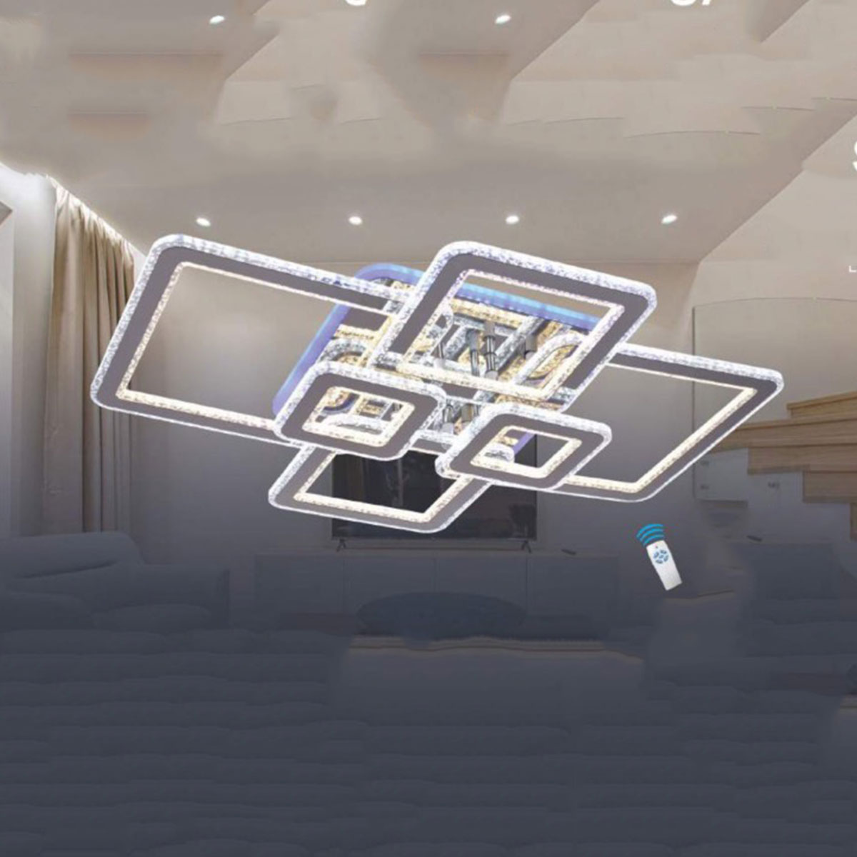 Đèn áp trần LED SN6 C 5104/4+2 W520xL690