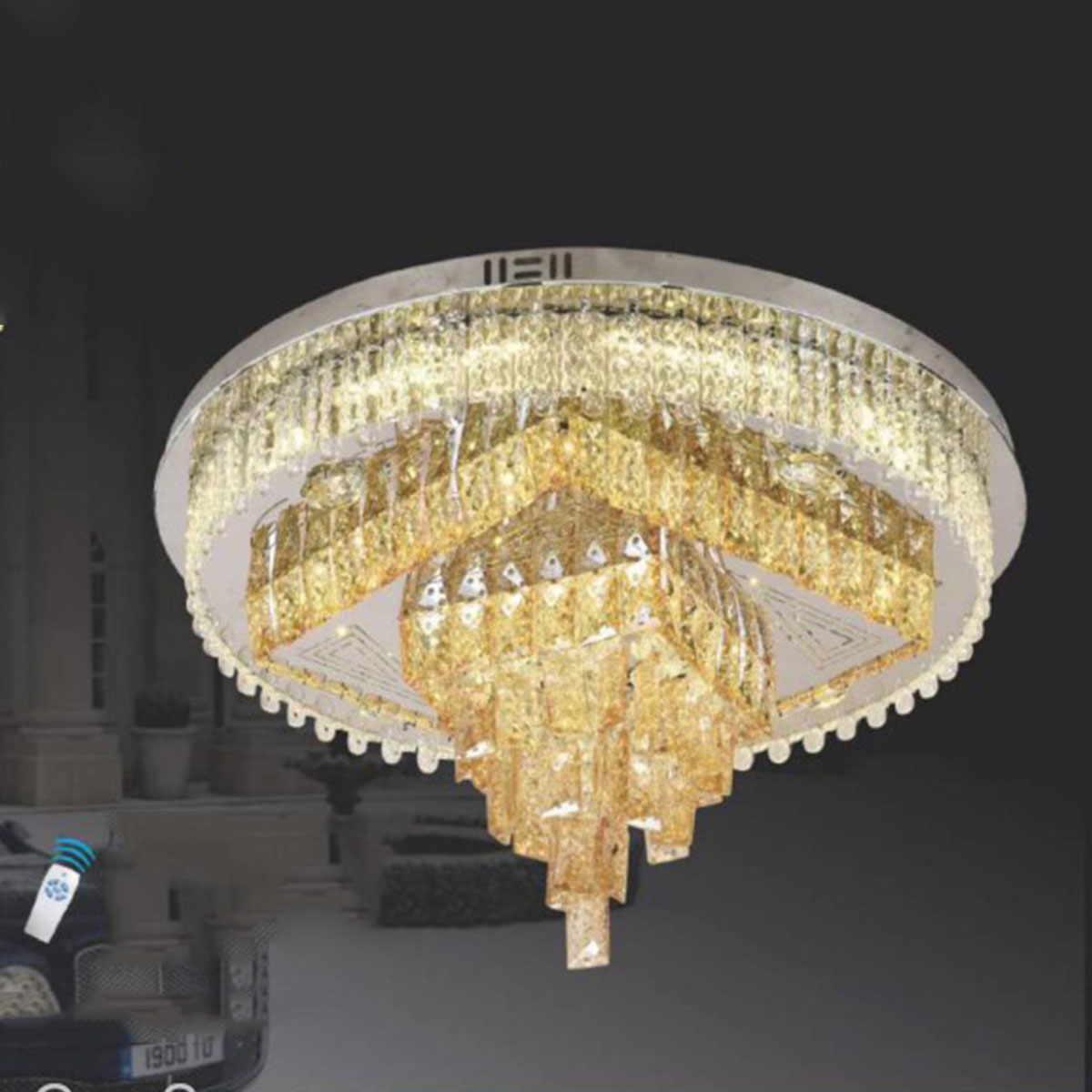 Đèn Mâm Pha Lê SN6 ML 5126 Ø600