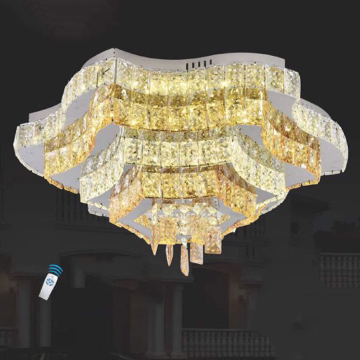 Đèn Mâm Pha Lê SN6 ML 5122 Ø600xH250