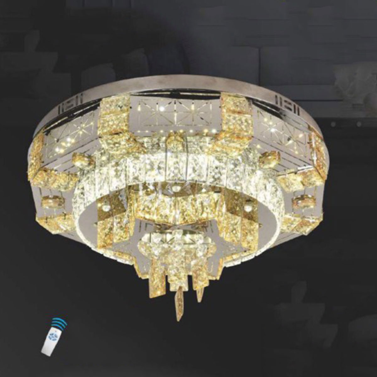 Đèn Mâm Pha Lê SN6 ML 5128 Ø500