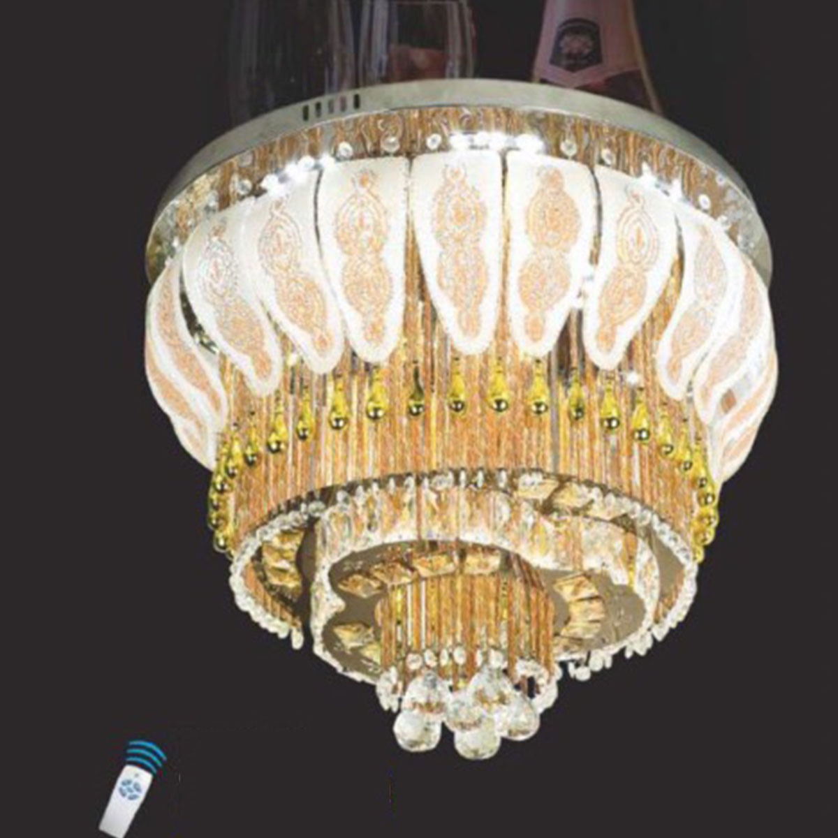 Đèn Mâm Pha Lê SN6 ML 5140 Ø600xH330