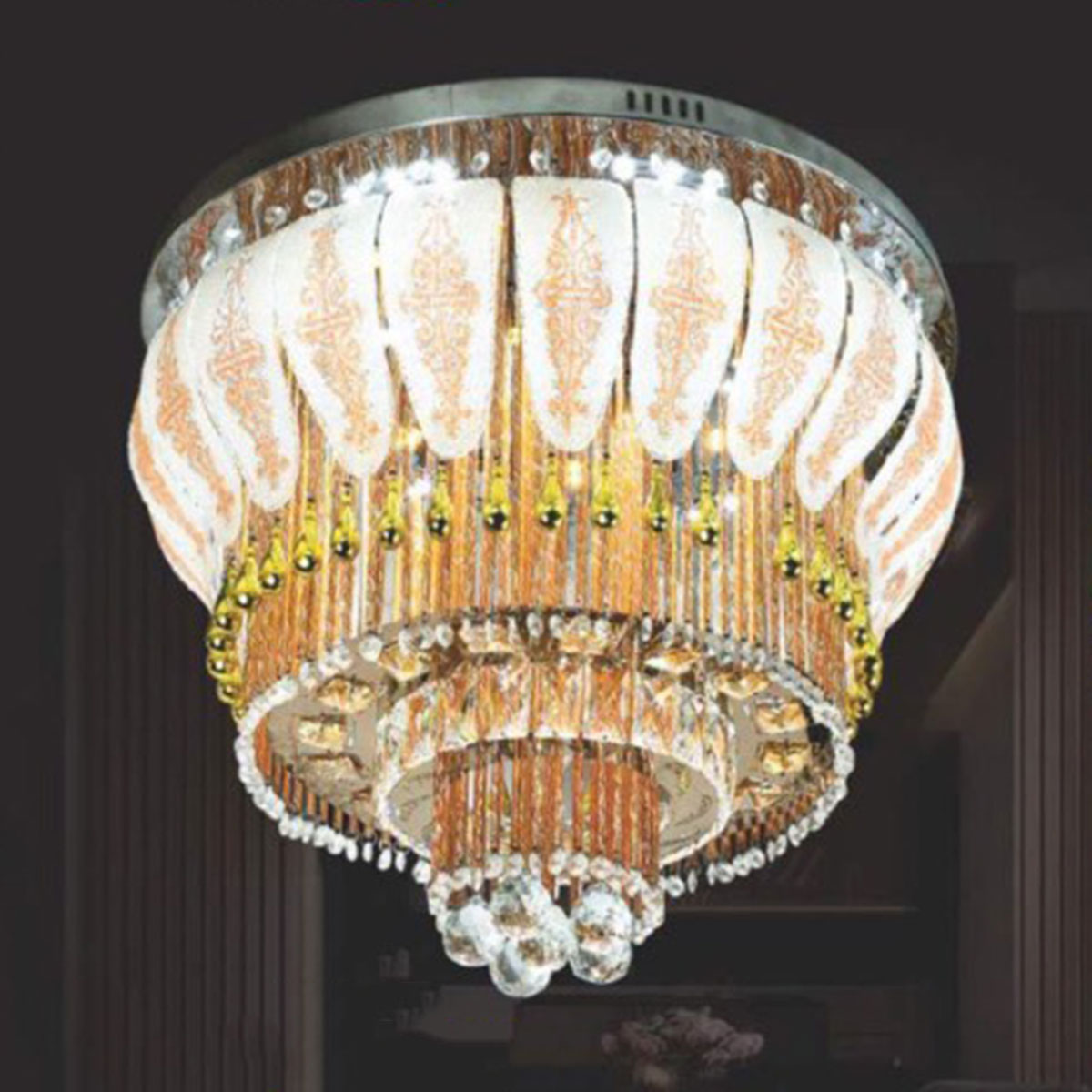 Đèn Mâm Pha Lê SN6 ML 5141 Ø600xH330