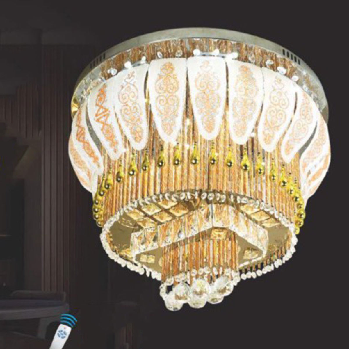 Đèn Mâm Pha Lê SN6 ML 5142 Ø600xH330