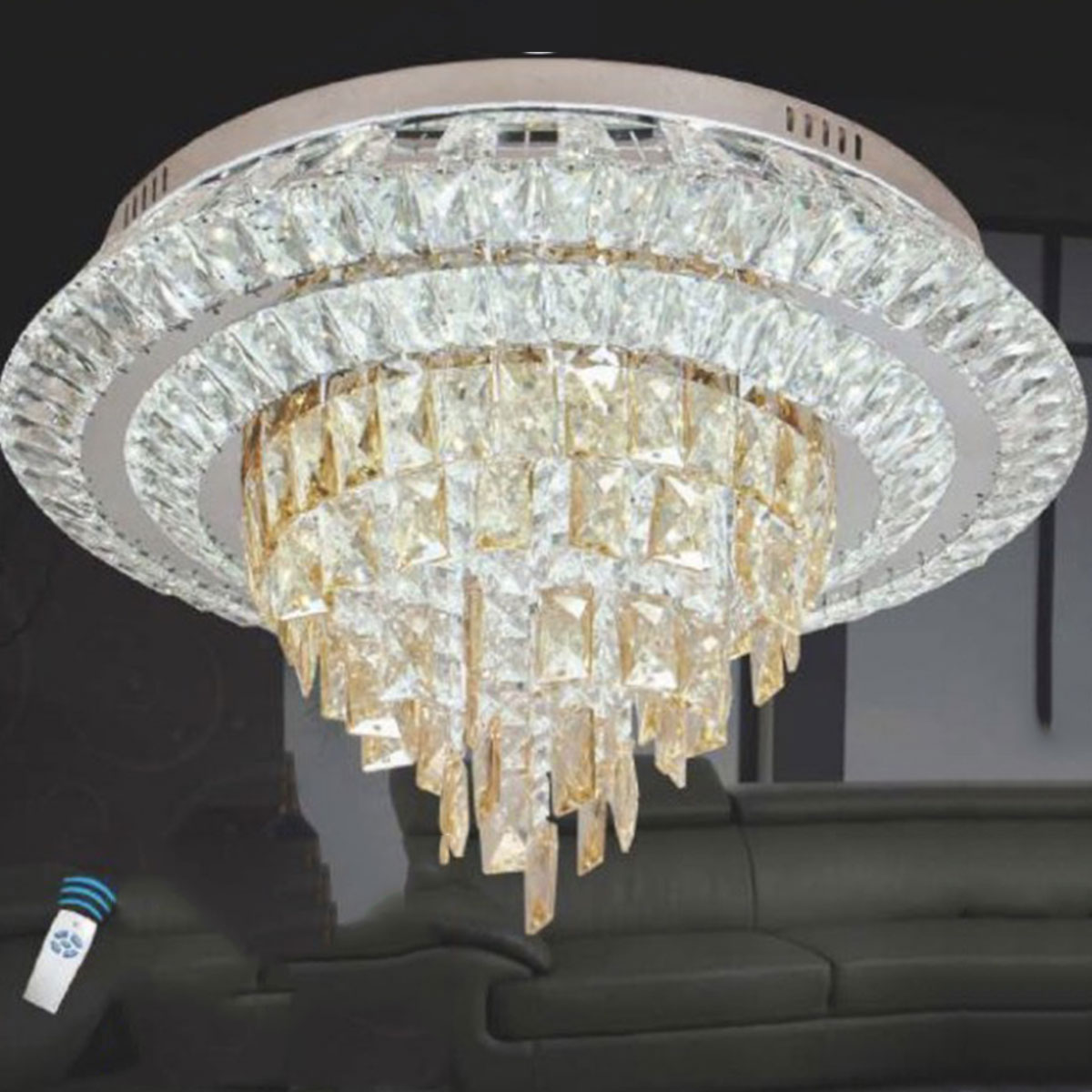 Đèn Mâm Pha Lê SN6 ML 1094 Ø600xH330