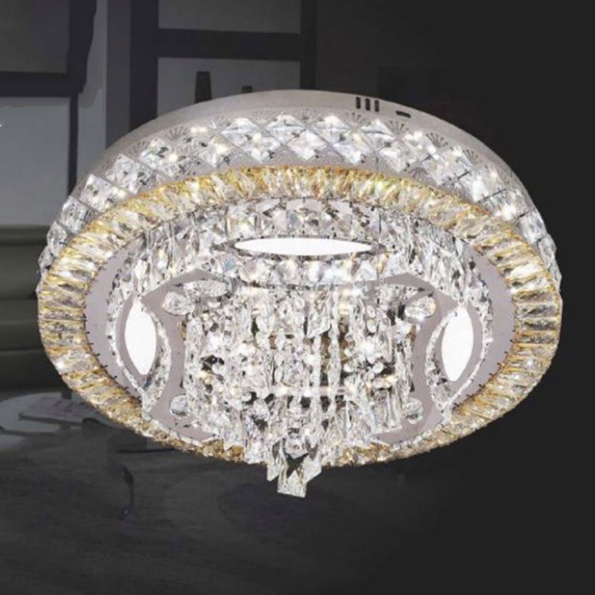 Đèn Mâm Pha Lê SN6 ML 2097 Ø600