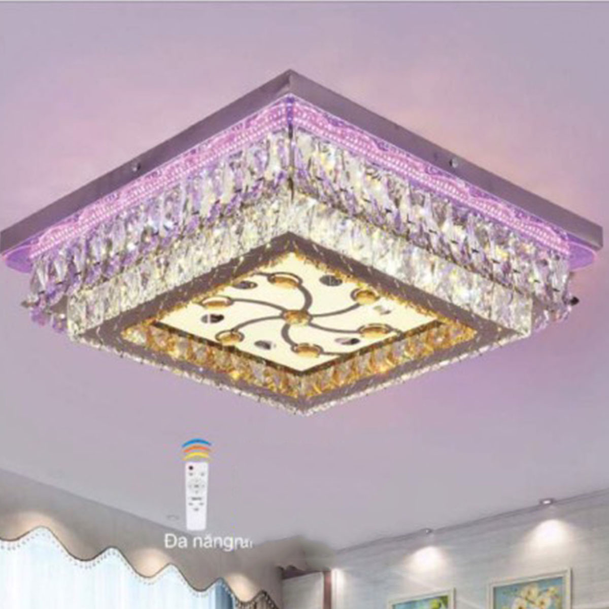 Đèn Mâm Pha Lê SN6 ML 5148 500x500