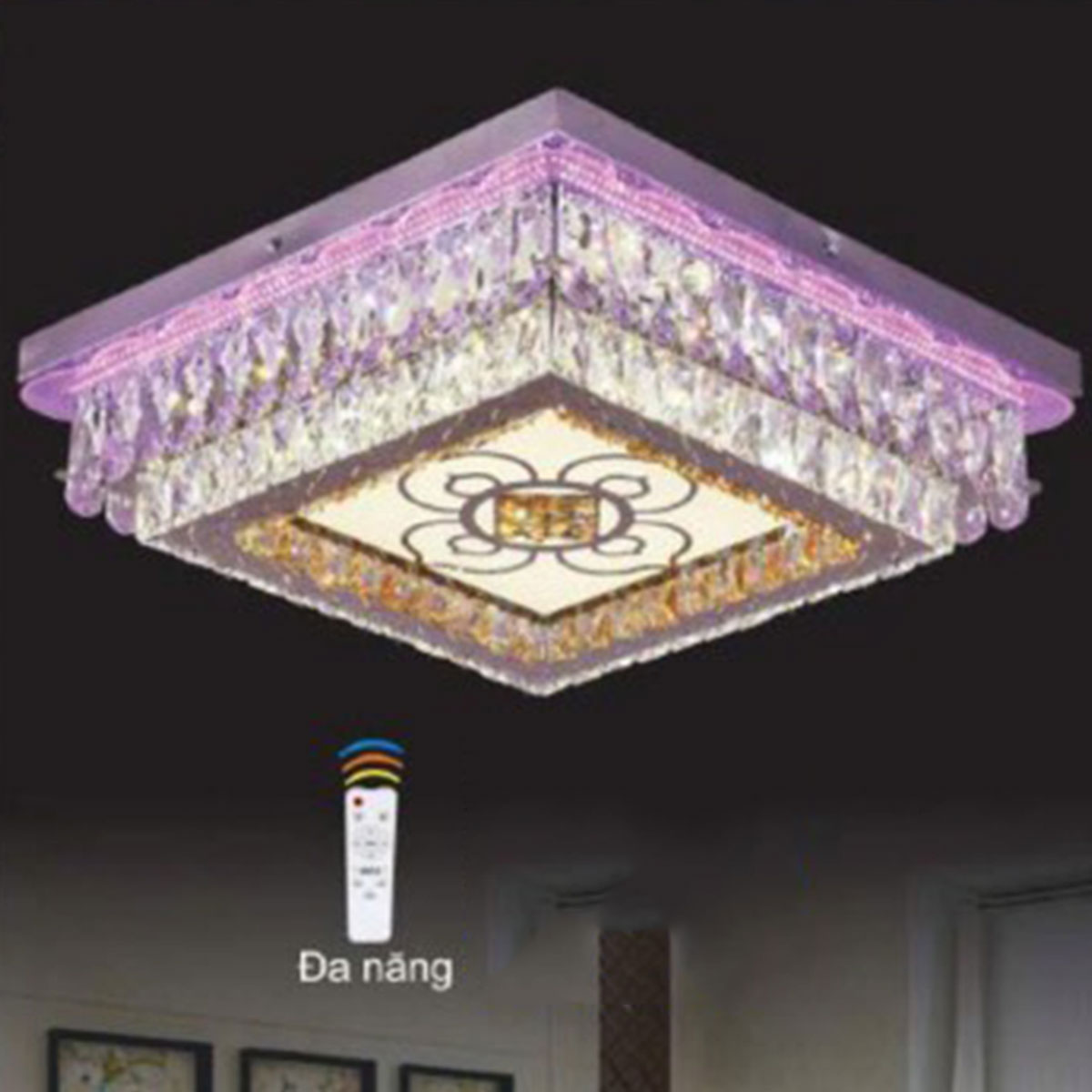 Đèn Mâm Pha Lê SN6 ML 5151 500x500