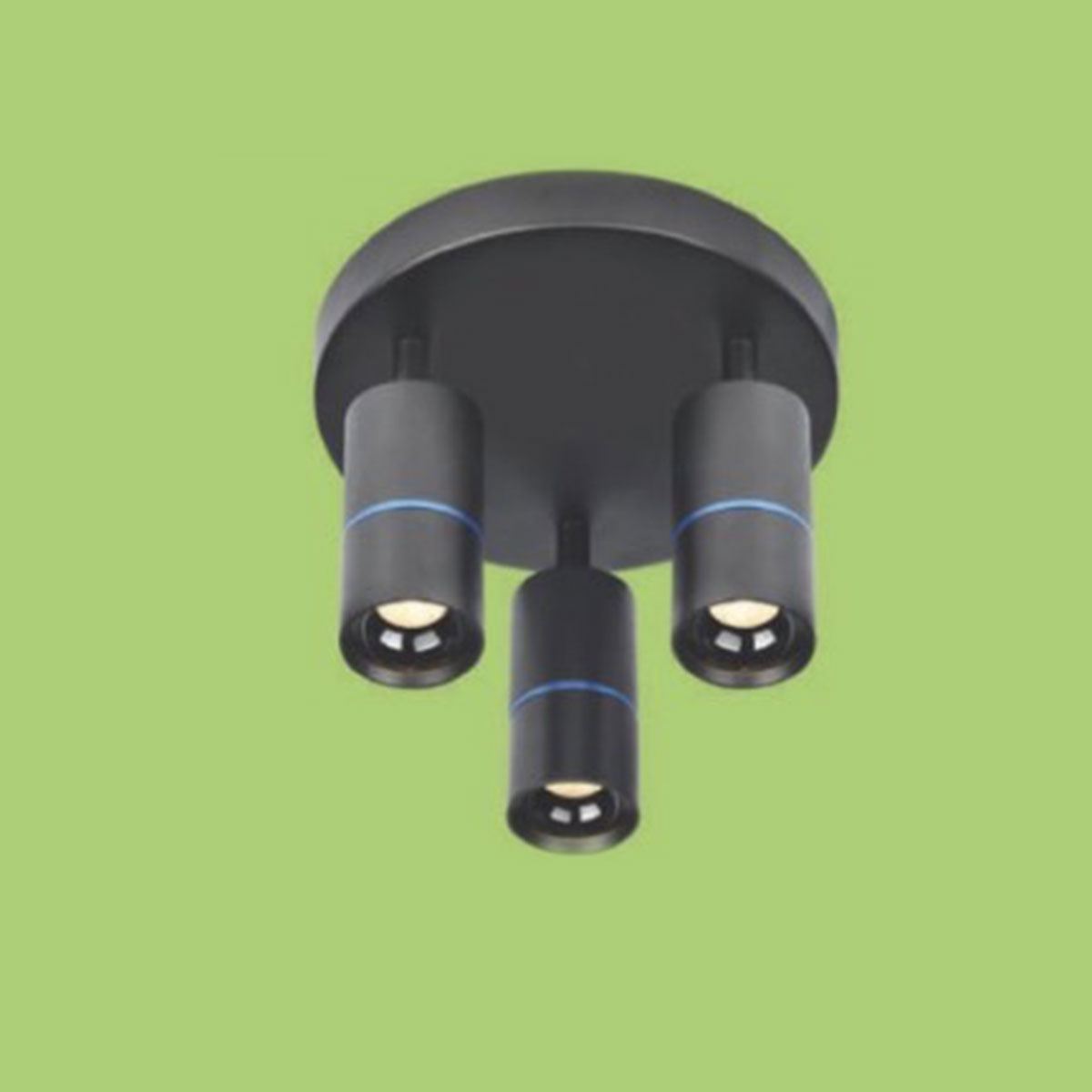 Đèn Rọi 3 đèn led 5W x3 có đế bắt trần RN-64 Ø200xH165