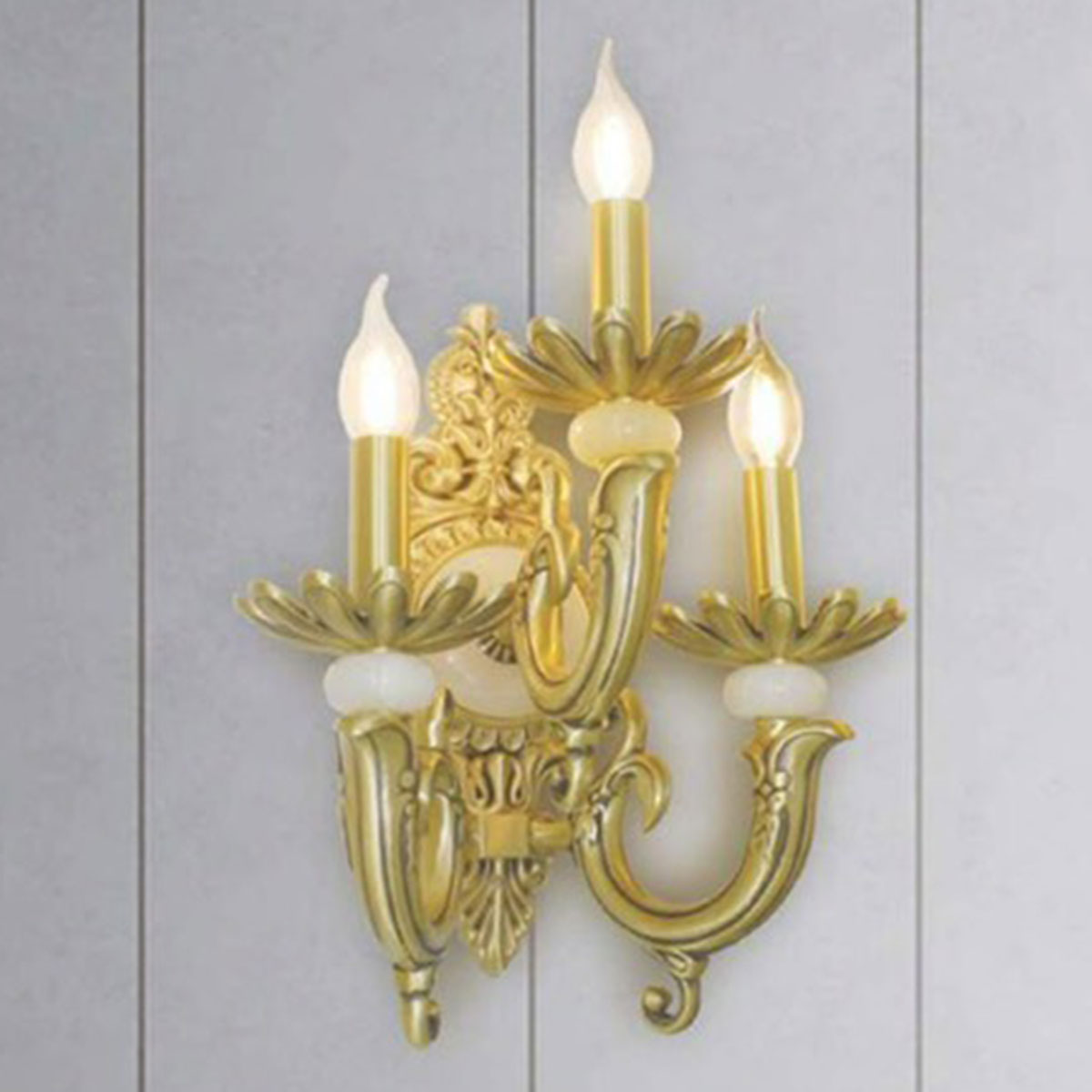 Đèn Tường Nến Đồng SN6 VĐ 5021/3 Ø330xH430