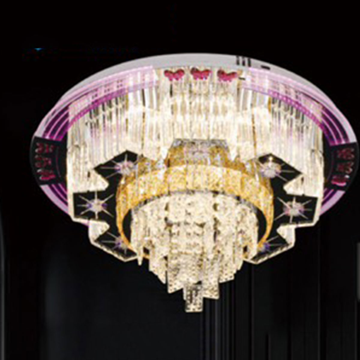 Đèn Mâm Pha Lê KP9 90034/600 Ø600