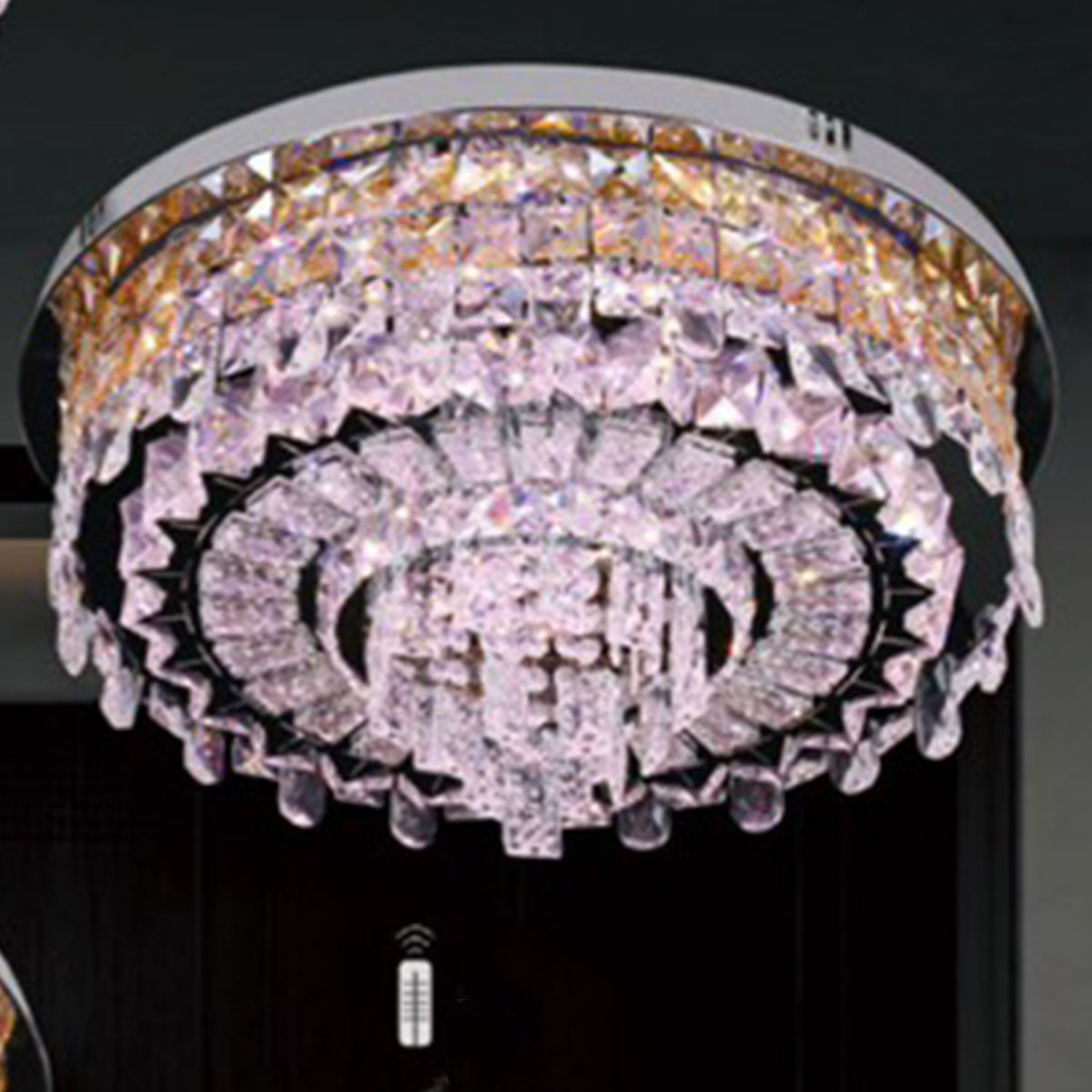 Đèn Mâm Pha Lê KP9 90023/600 Ø600