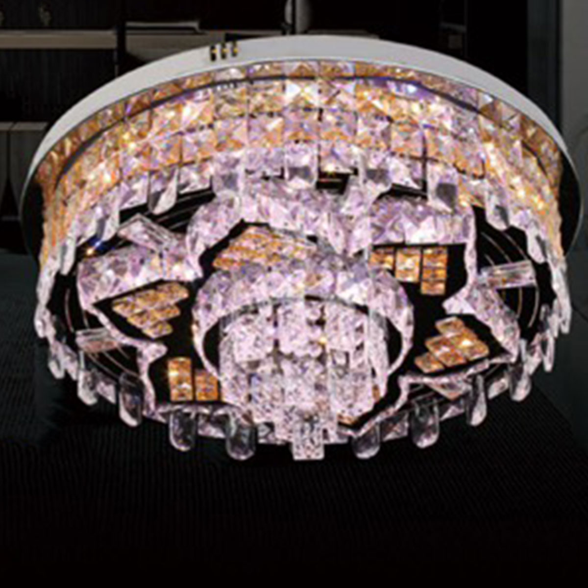 Đèn Mâm Pha Lê KP9 90031/600 Ø600