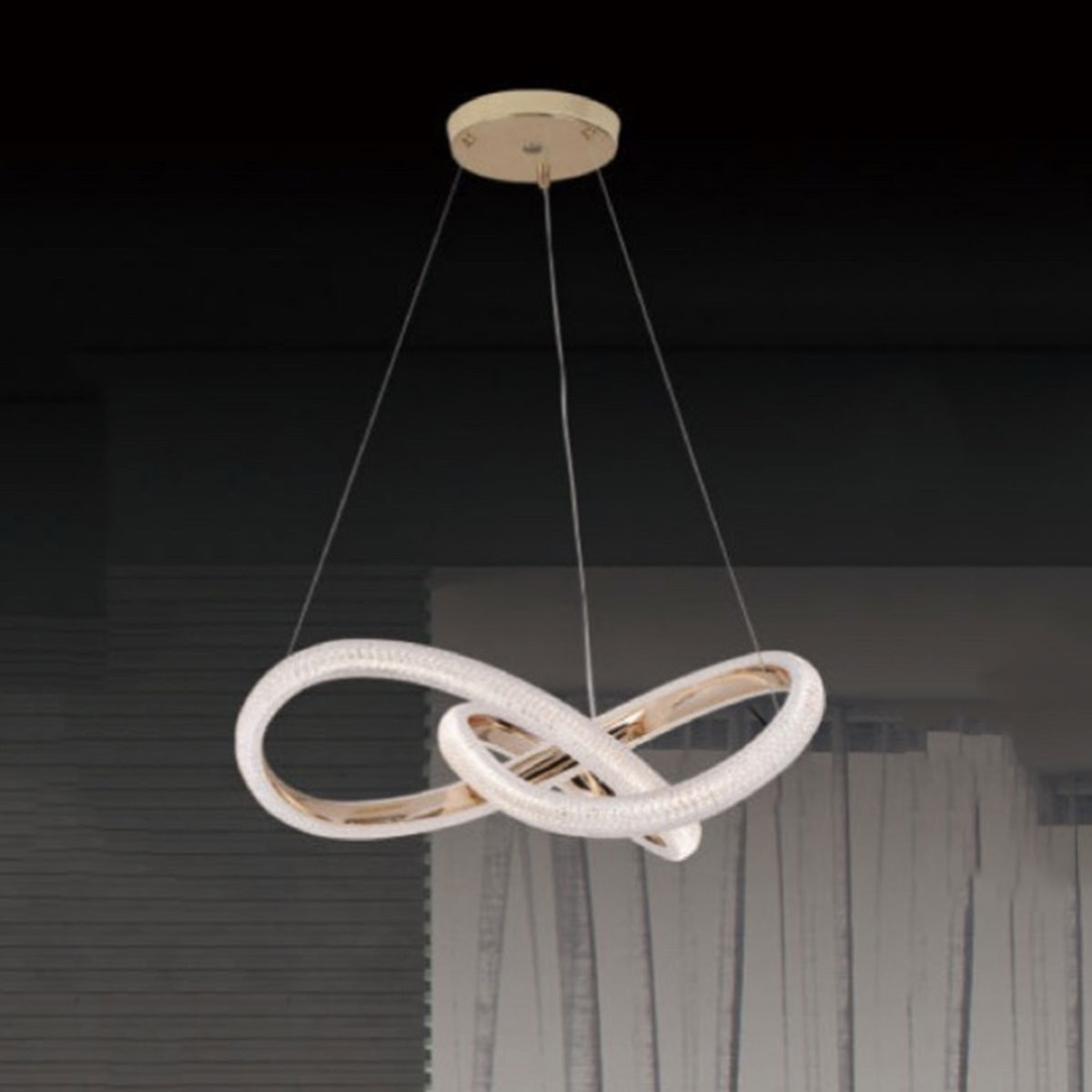 Đèn Thả Led KP9 5097-1 Ø500